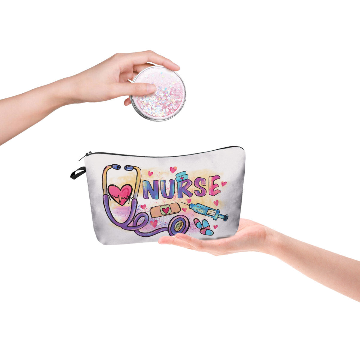 Wholesale Medical Print Cosmetic Bag Portable Travel Bag Toiletries Bag