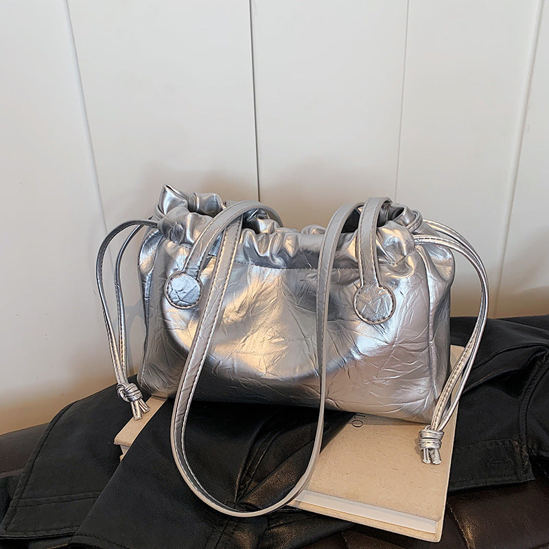 Wholesale Fashion Drawstring Large Capacity Elegant Commuter Handbag