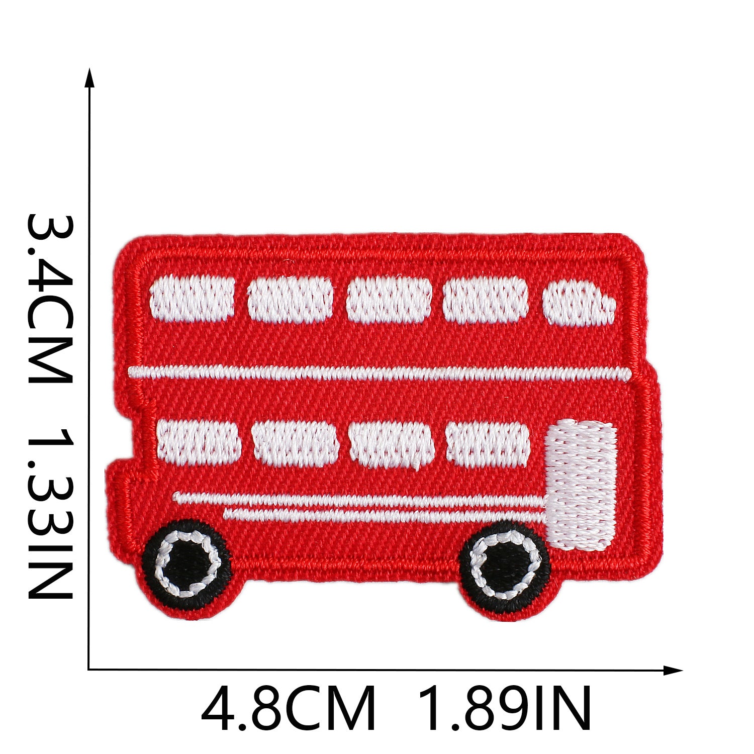 Wholesale Stylish Cartoon Police Car Embroidery Patch Polyester Clothing Patch For Everyday Wear Resale Accessory