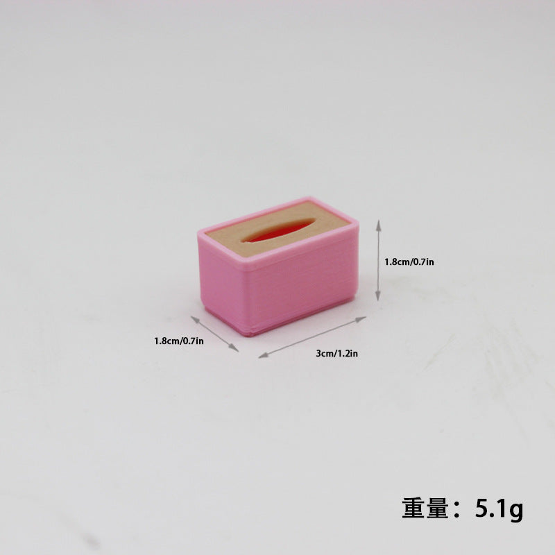 Wholesale doll house  simulation miniature paper box Doll Accessories