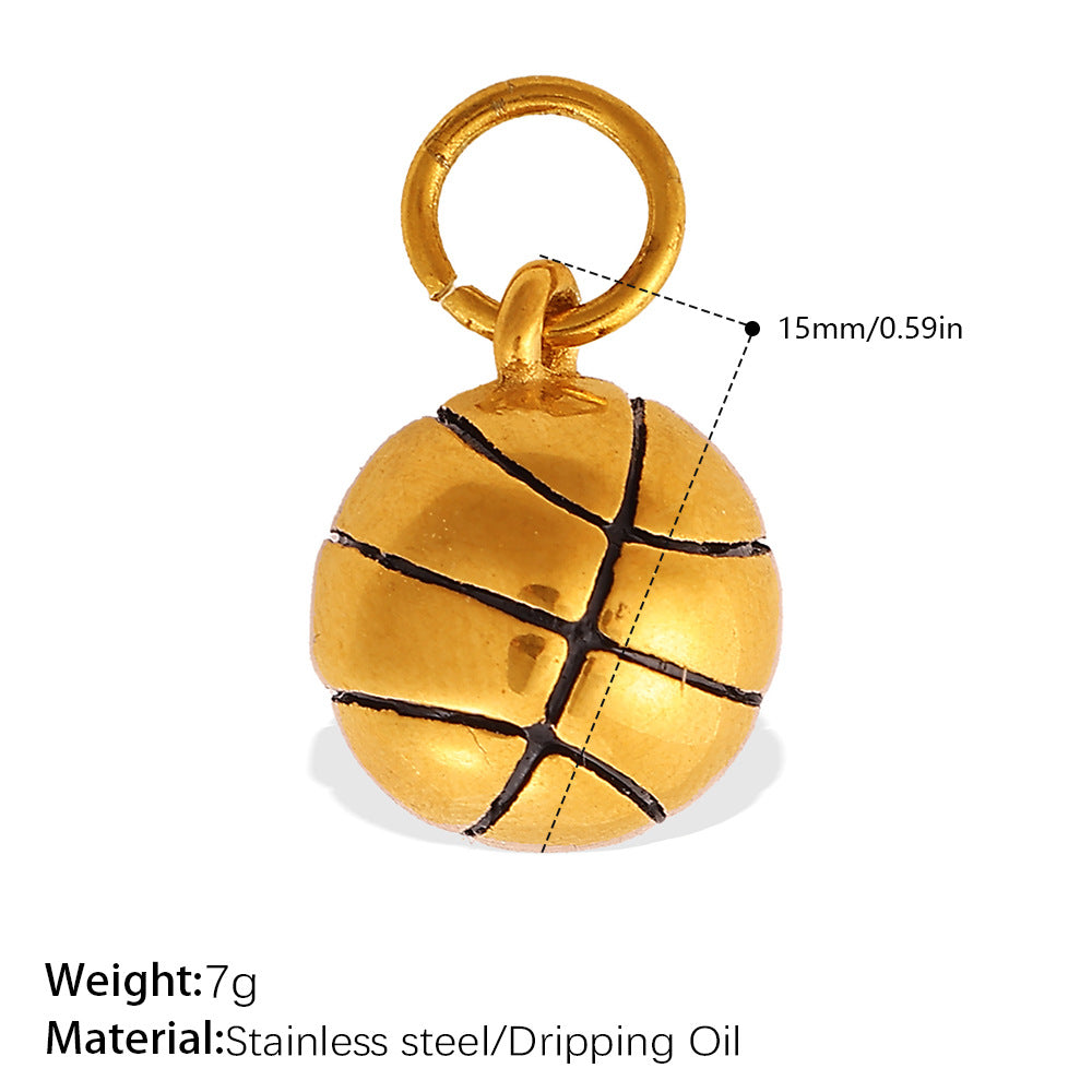 Wholesale Gold sports style retro necklace pendant accessory