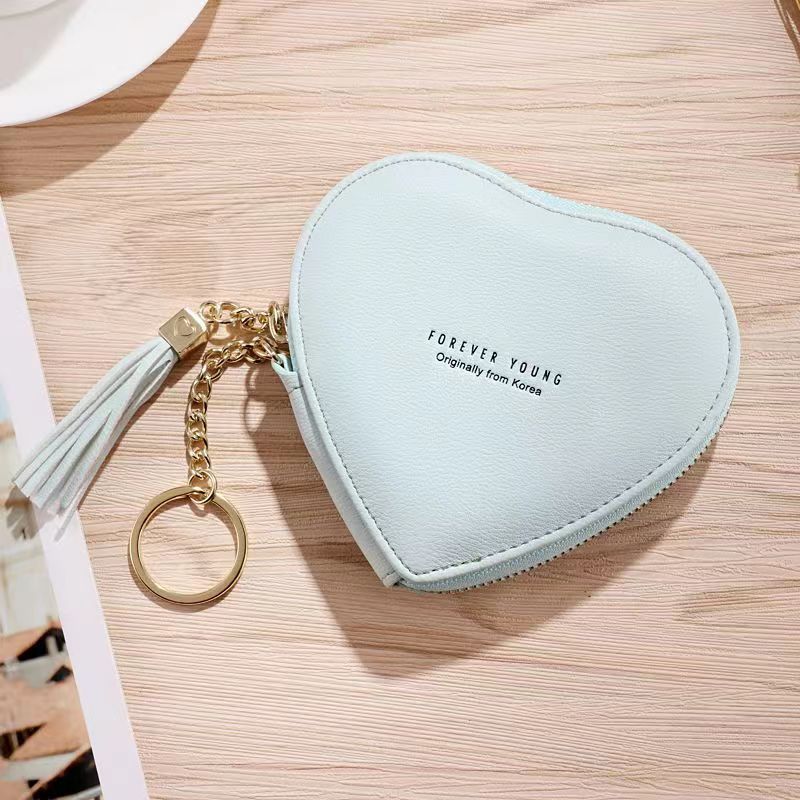 Wholesale PU Cute Heart Coin Purse Ladies Coin Purse