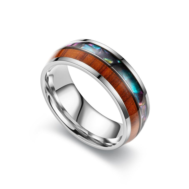 Wholesale of Simple Titanium Steel Men's Rings