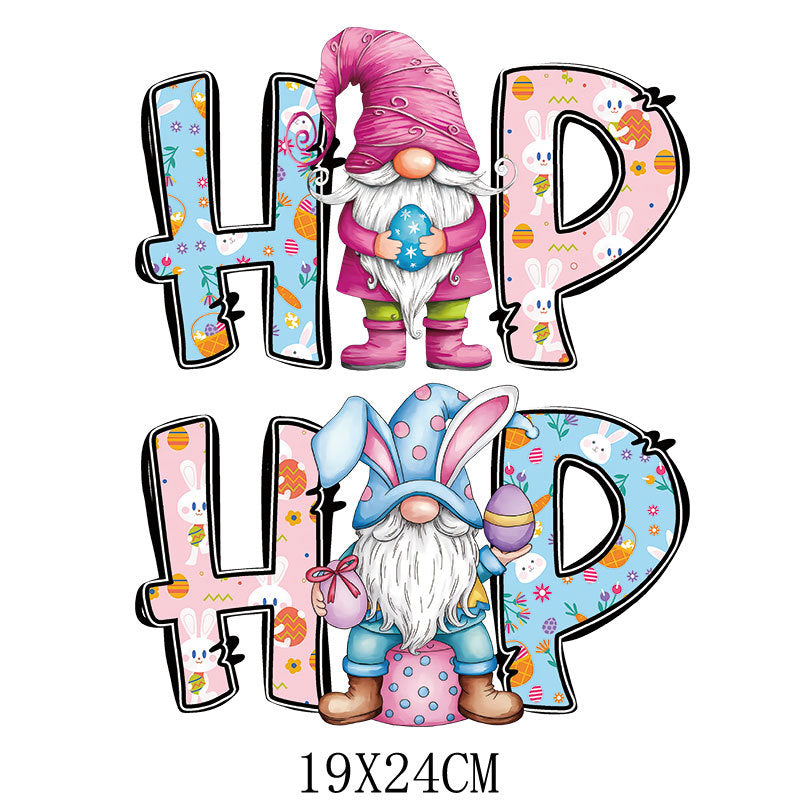 Wholesale 10pcs Easter Rabbit Radish UV DTF Ready to Press Transfers Wrap