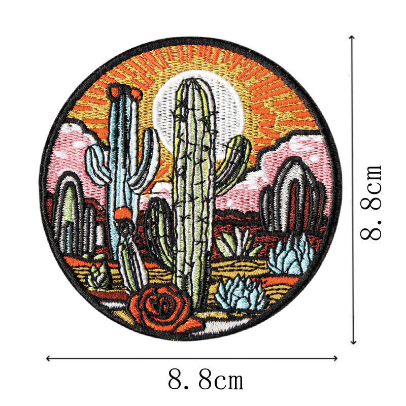 Wholesale Personalized Badge Campus Style Sleeve Badge Chest Badge Clothing Accessories Embroidery Ironable Digital Badge Patch FS