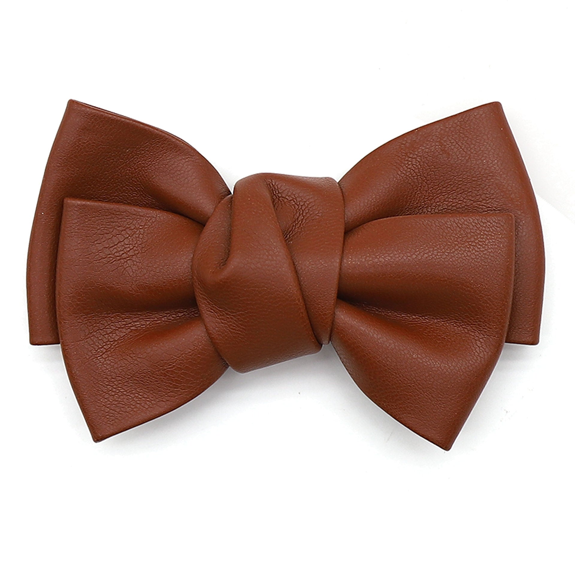Wholesale Leather bow hair accessories hairpin girls'  hairpin