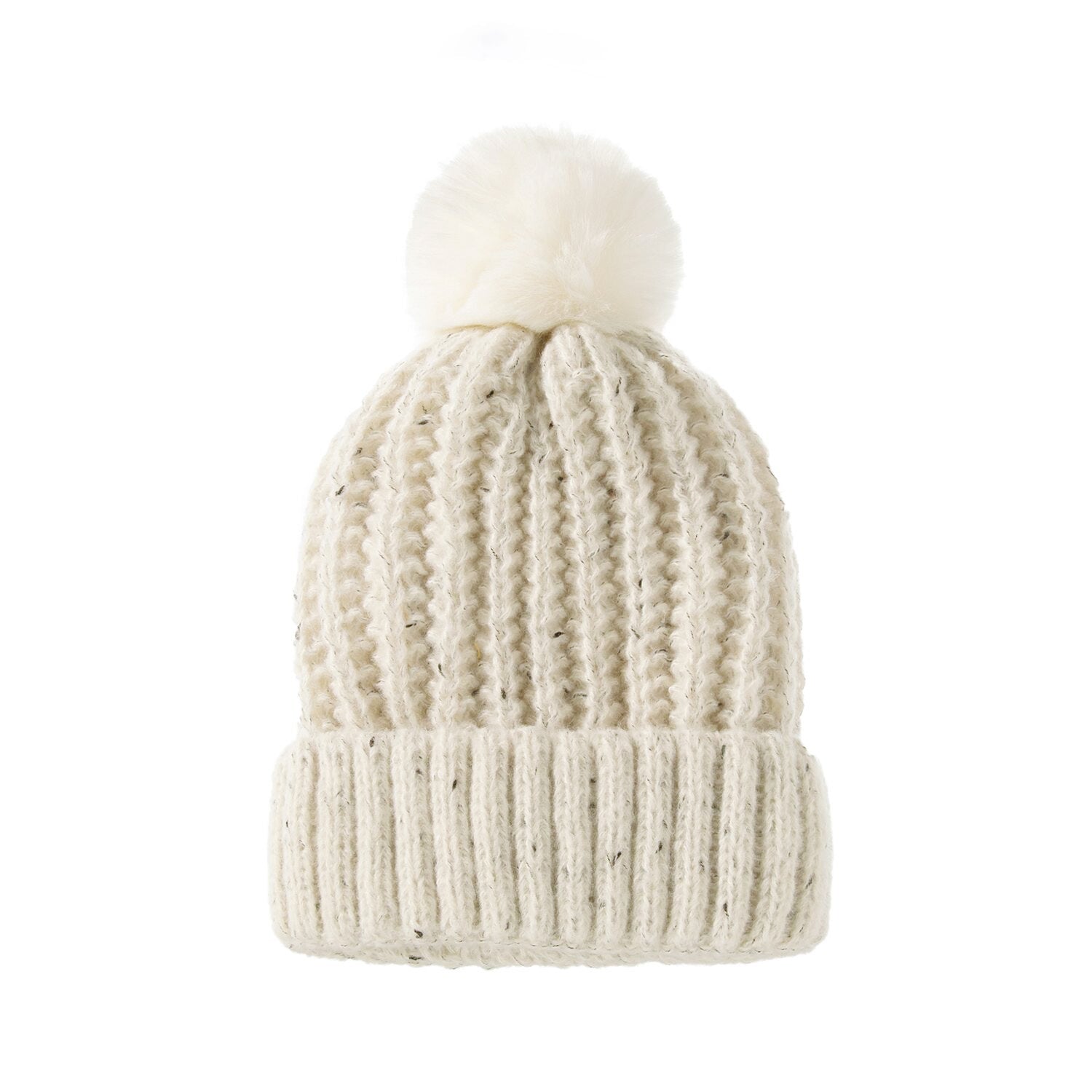 Wholesale of New Plush and Warm Fur Ball Adult TR Knitted Hats