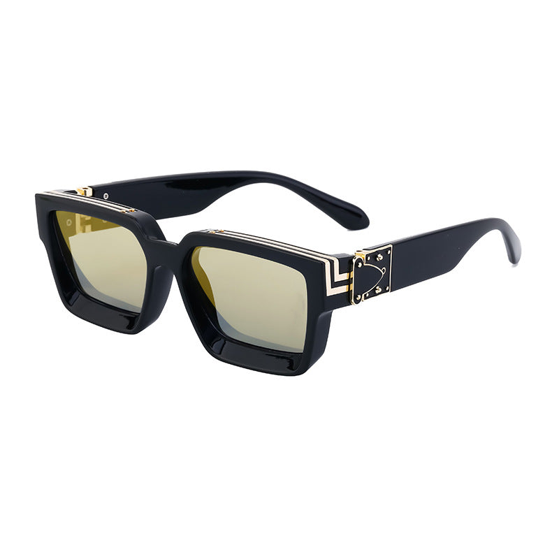 Wholesale Trendy square frame sunglasses for men and women