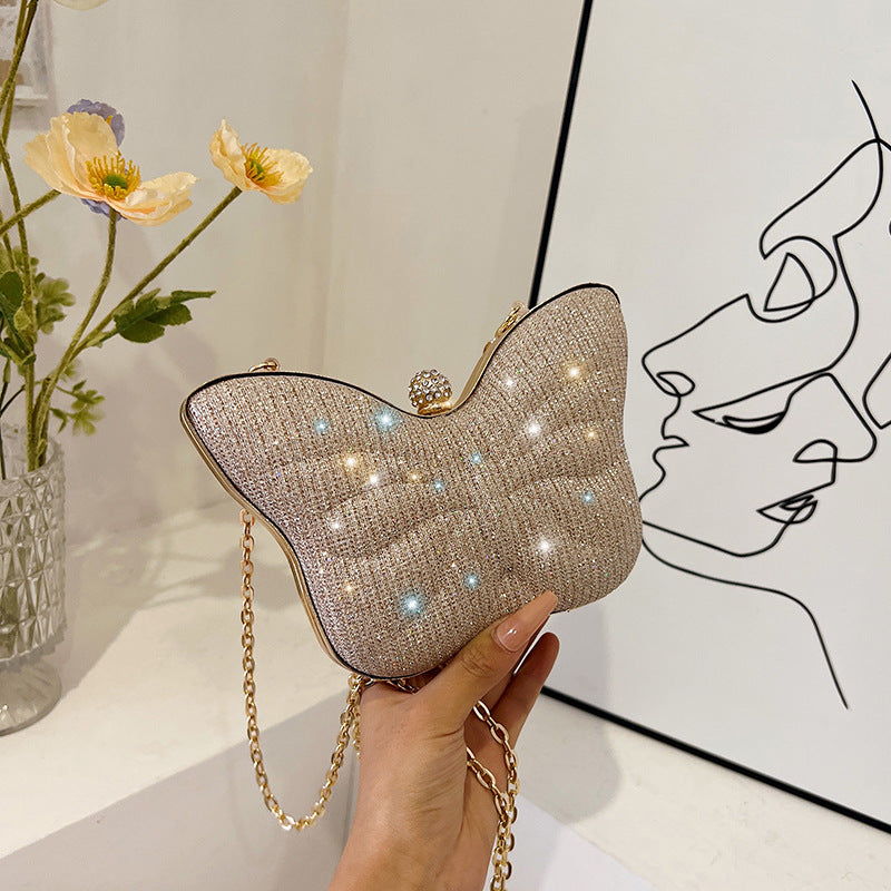 Wholesale Autumn and Winter Acrylic Chain Crossbody Butterfly Box Bags