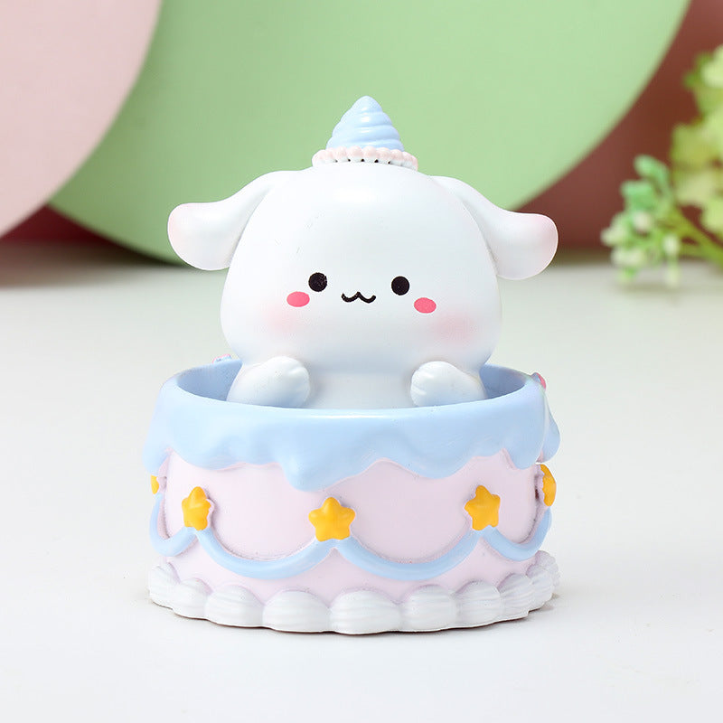 Wholesale of Piglet Shake Head Resin Doll Car Accessories