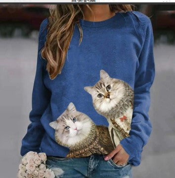 Wholesale Valentine's Day 3D round neck sweater women's red love tree women's clothing