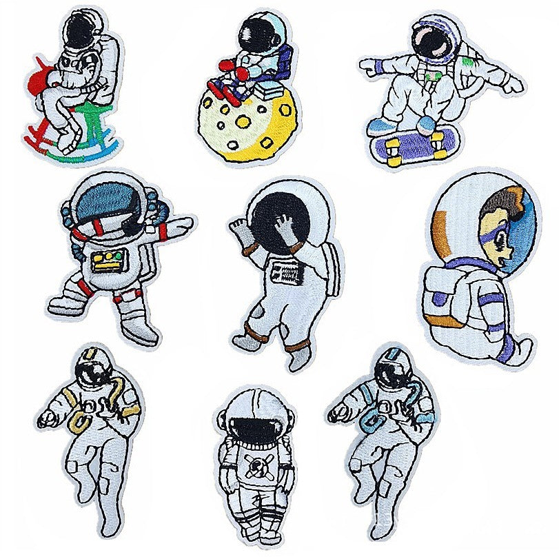 Wholesale Astronaut Air Force Diver Embroidery Patches DIY Clothing Decorative Accessory Casual Party Gift
