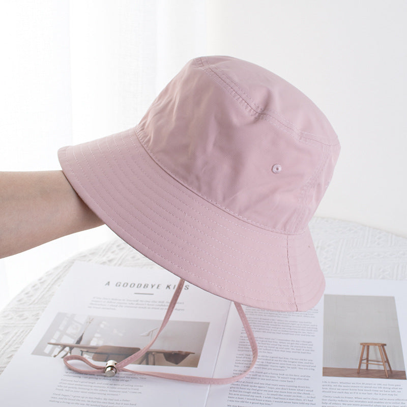 Wholesale Classic pressure line fisherman hat plain face solid color basin hat