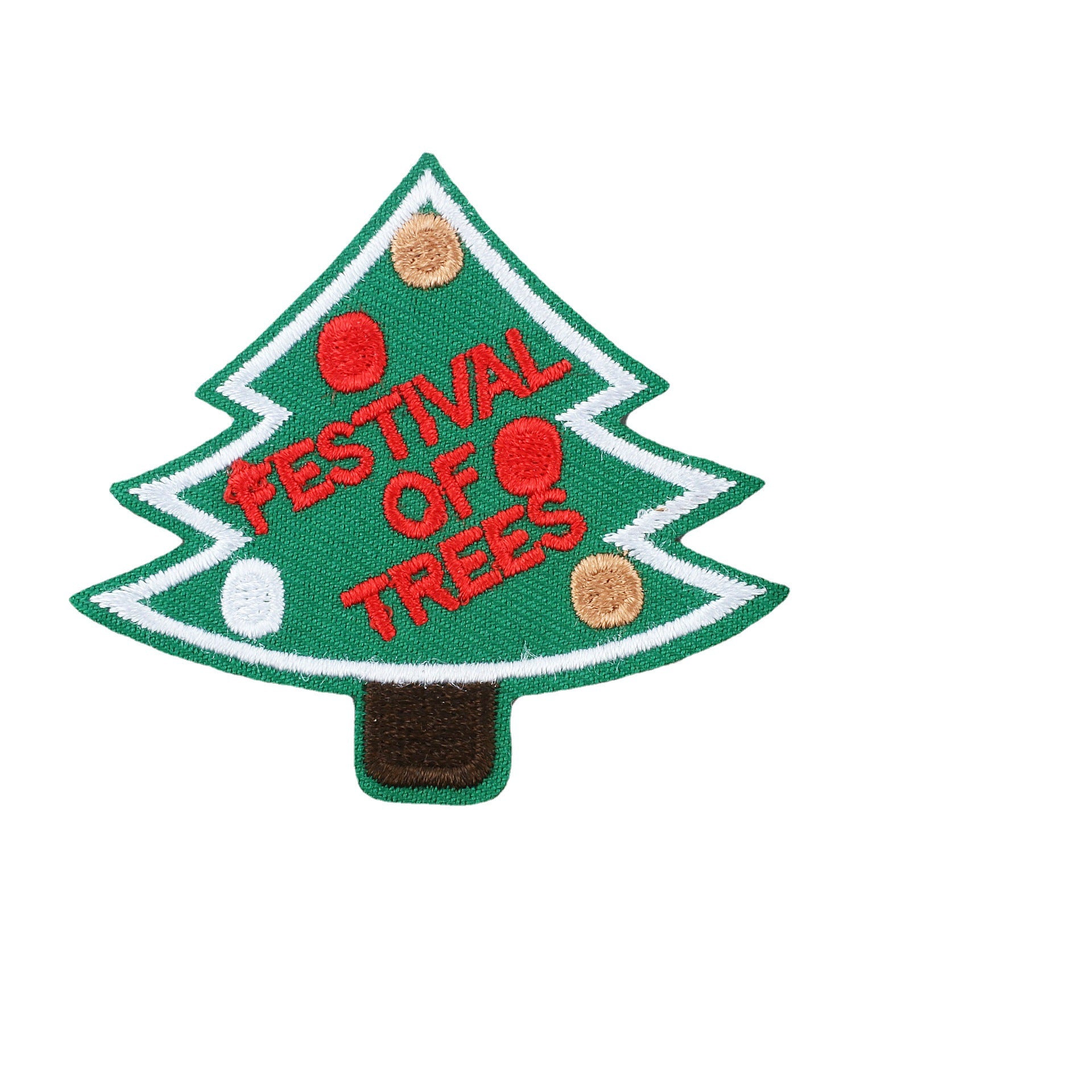 Wholesale Stylish Christmas Embroidered Patch Set Santa Snow Globe Polyester Iron On Appliques For Casual Clothing Boutique