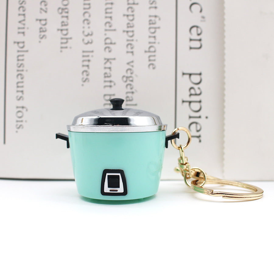 Wholesale Mini Cute Rice Cooker Plastic Keychain