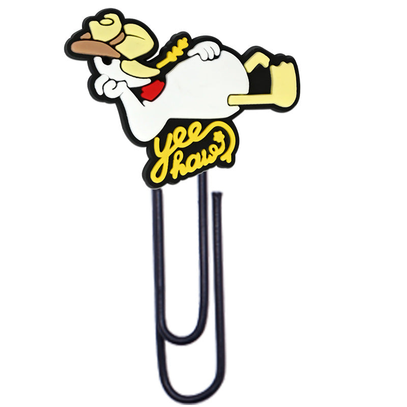 Wholesale  Random Cartoon Swan Paper Clip Bookmark