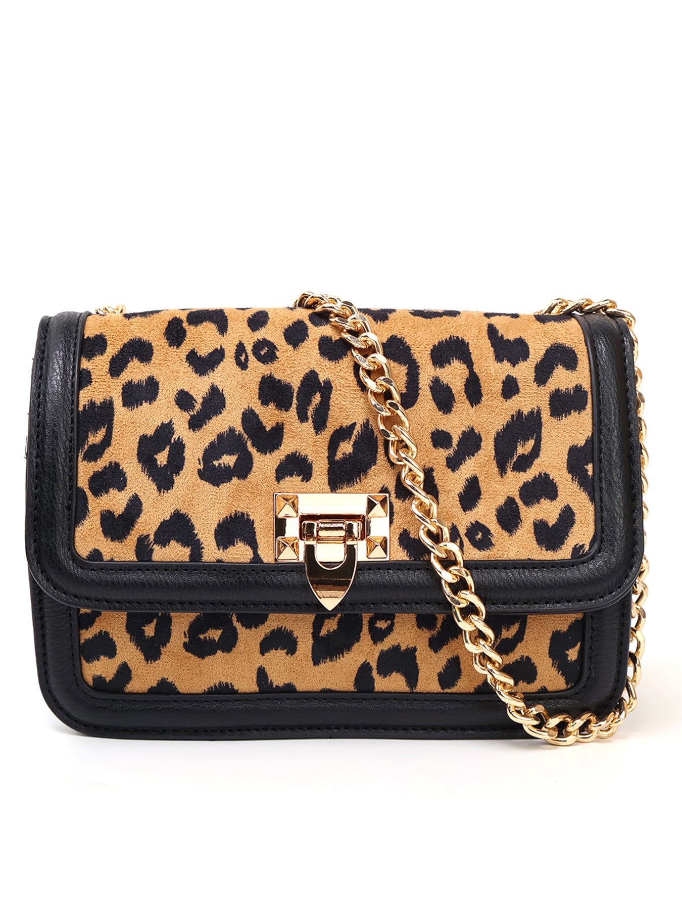Wholesale Vintage Leopard Print Cross-body Shoulder Bag