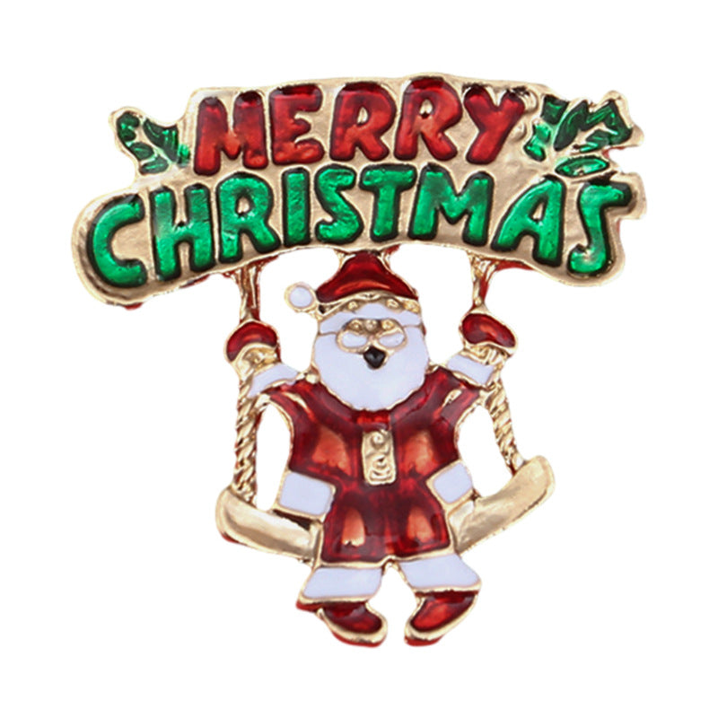 Wholesale Christmas Zinc Alloy Brooches