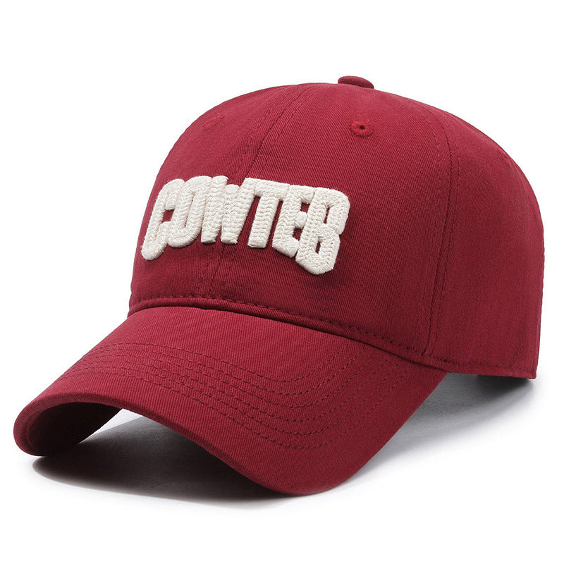 Wholesale Sunscreen Face-enhancing Small Letter Baseball Cap