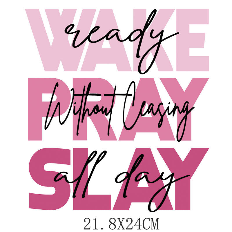 Wholesale Flower and letter heat transfer printing  UV DTF Ready to Press Transfers Wraps