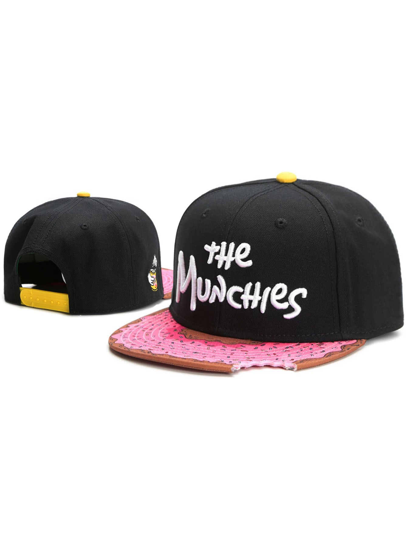 Wholesale Black Donut Hip Hop Style Sports Baseball Hat