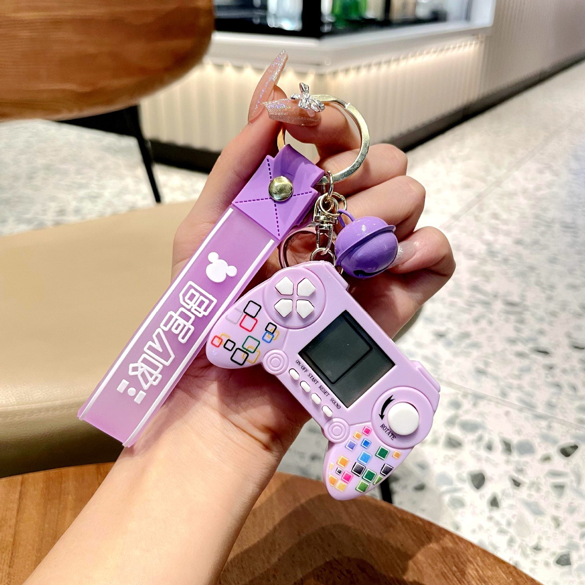 Llavero de consola de juegos de Mini Many Mini Handle de PVC