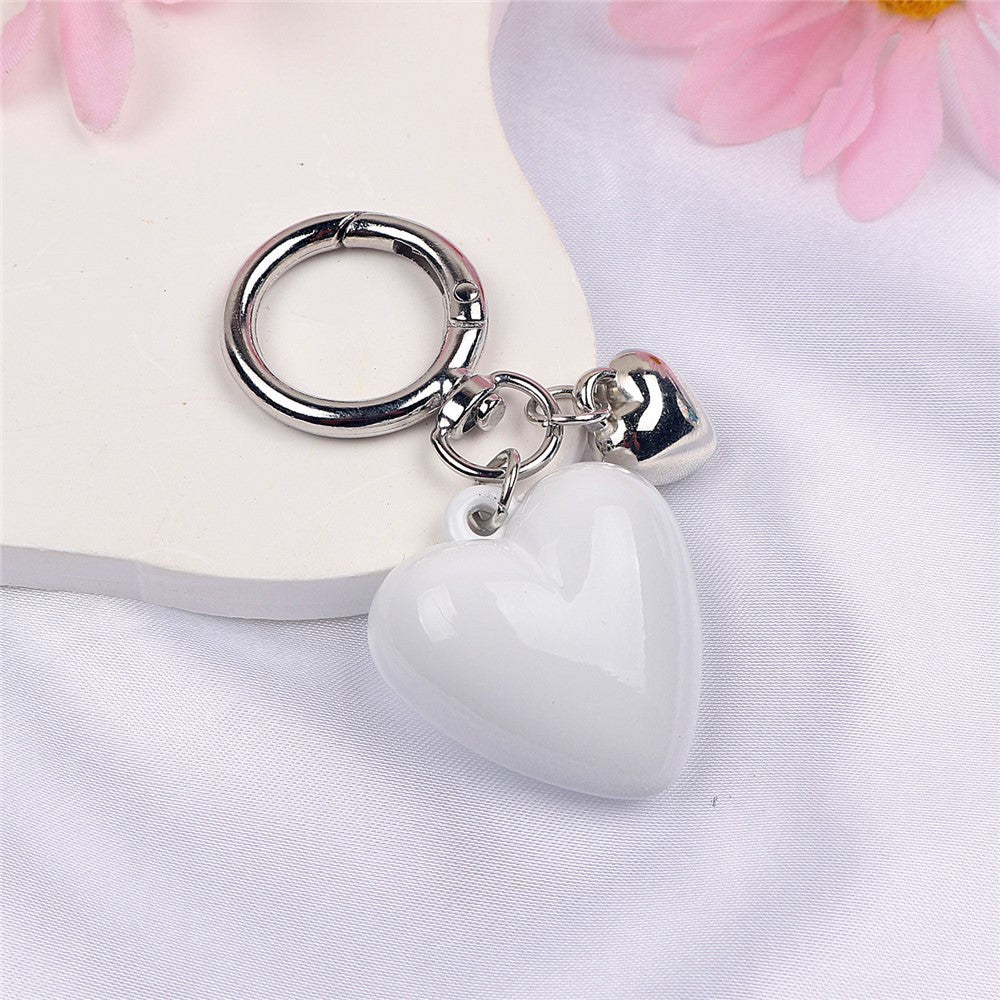 Wholesale Candy-Colored Heart KeychainMobile Phone Chain