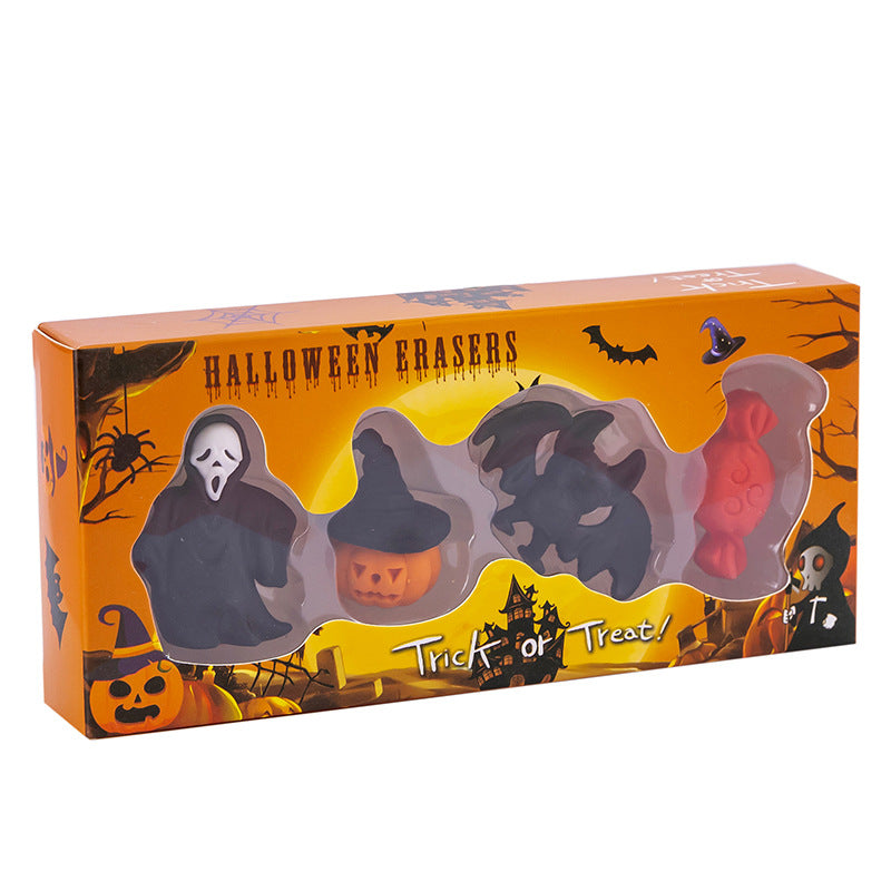 Wholesale Halloween TPR Eraser Combination Set