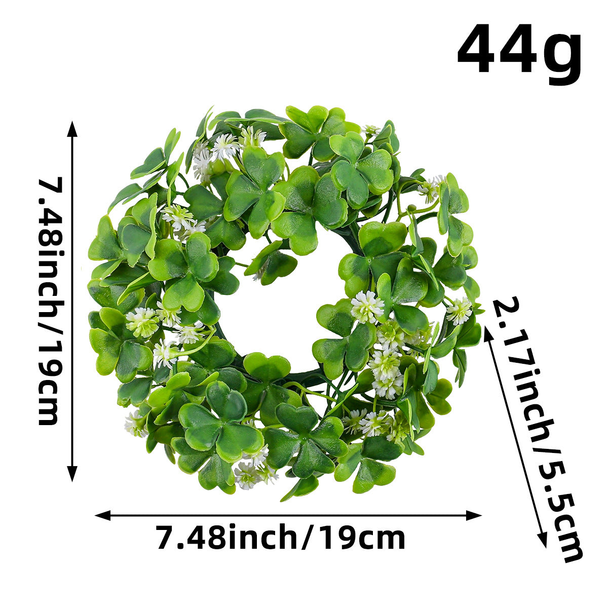 Wholesale St.  Patrick' s Day Clover Candlestick Greath Ornament