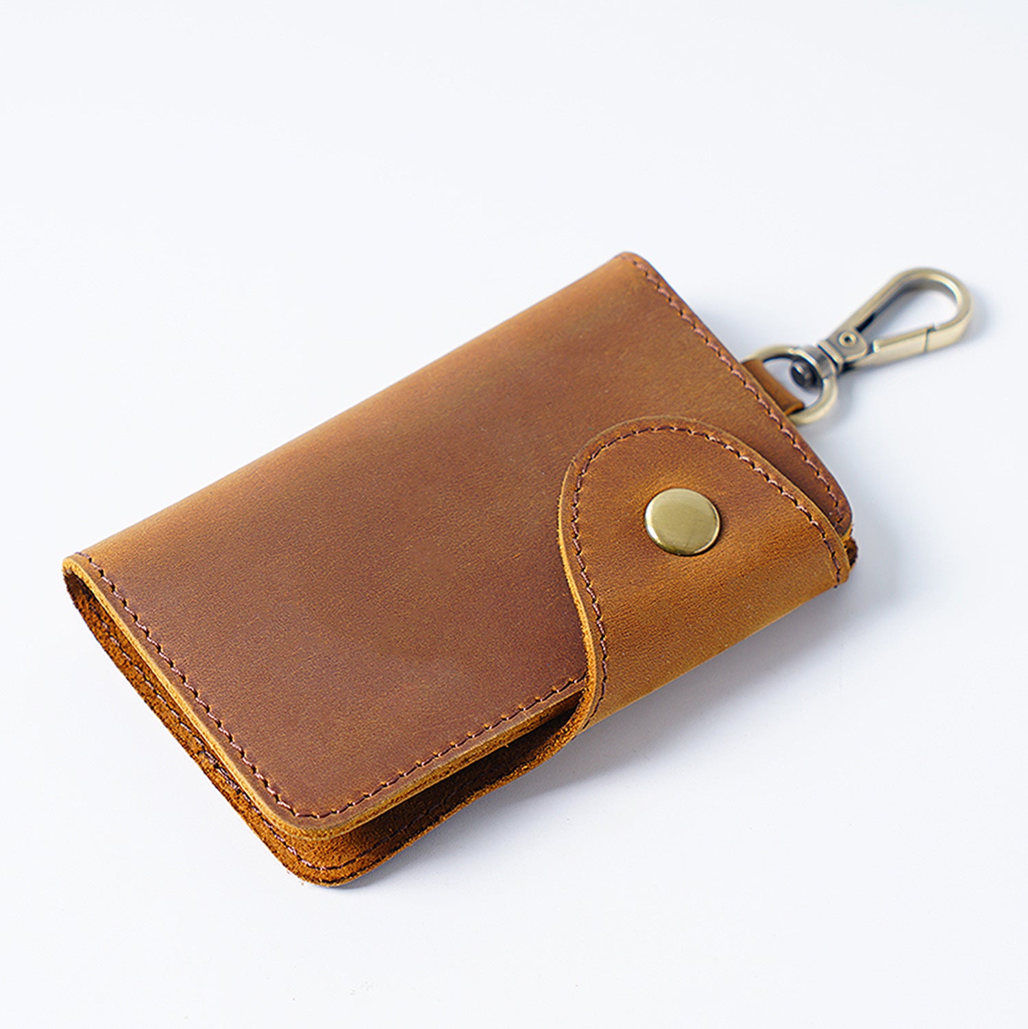 Wholesale Genuine Leather Creative Retro Multifunctional Keychain
