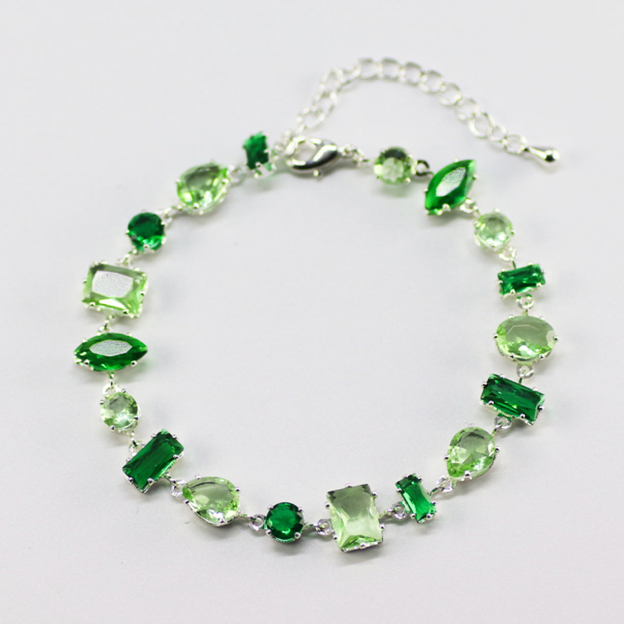 Wholesale Emerald Crystal Candy Bracelet