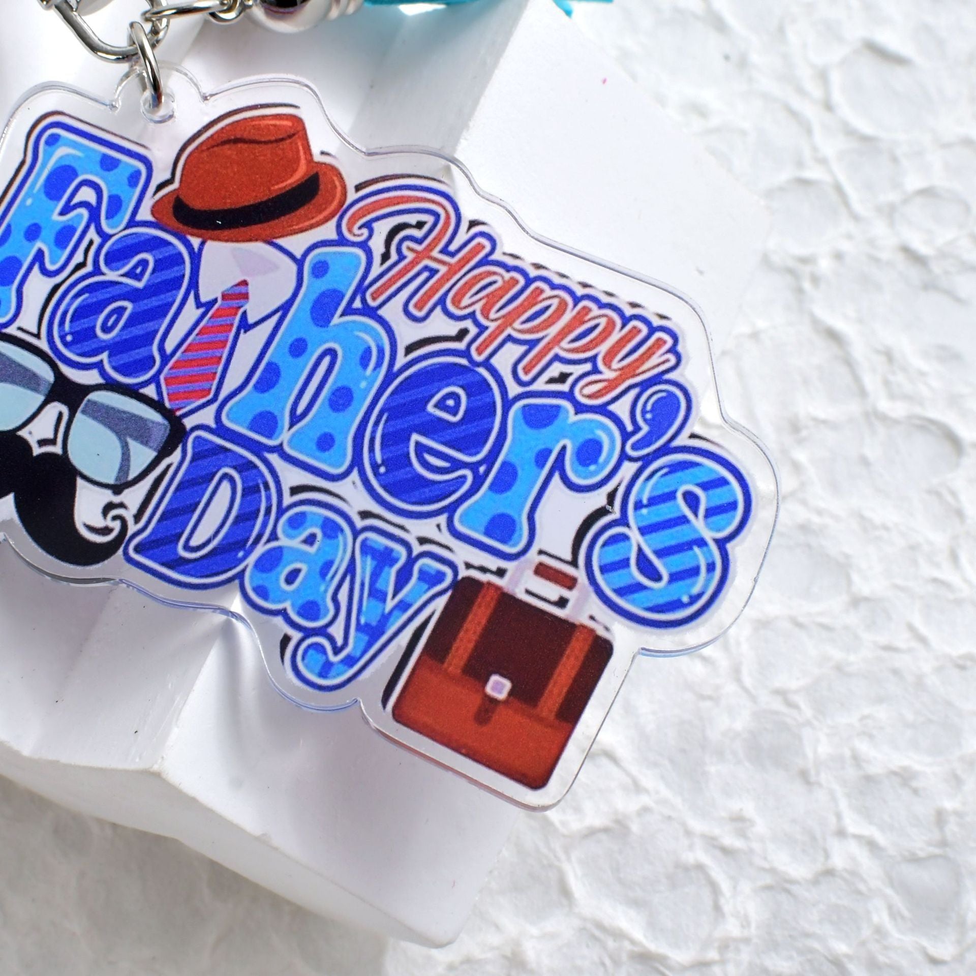 Wholesale Best Dad Letter Father's Day Gift Keychain