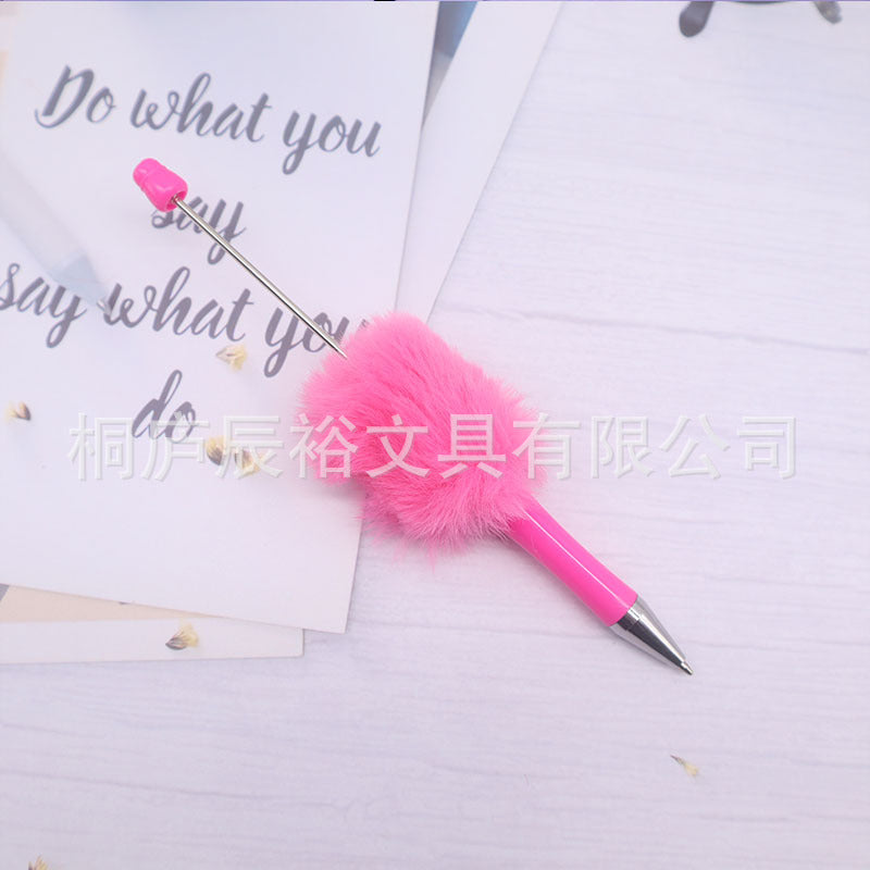 Wholesale Cartoon beaded cute pen with cute beads and cute girly gift pen