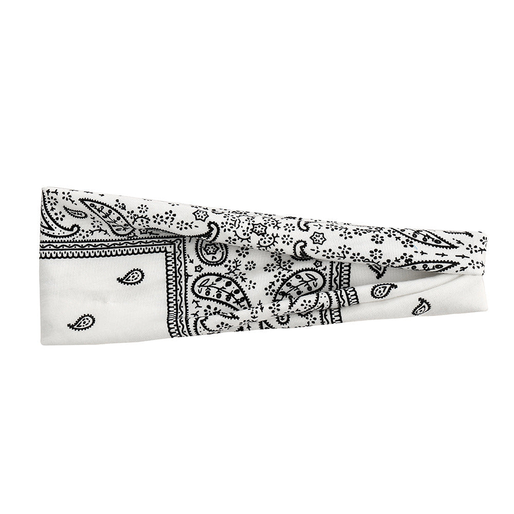 Wholesale Yoga Printed Bohemian Stretch Headband