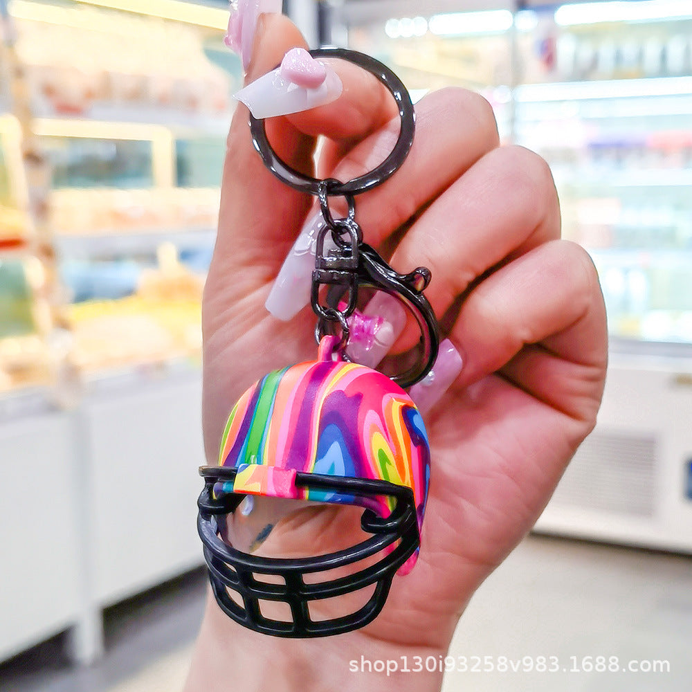 Wholesale football helmet car ornaments accessories