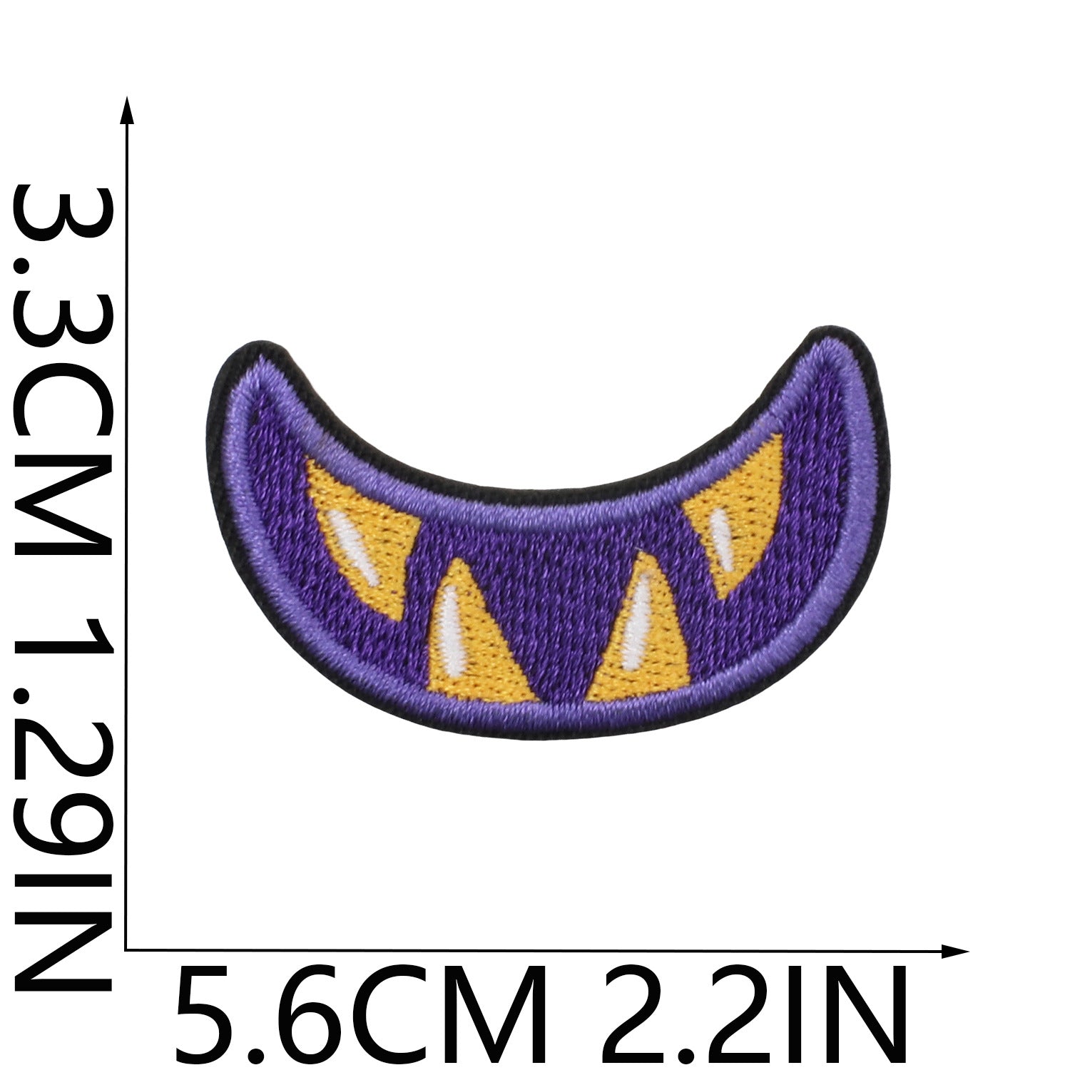 Wholesale   Web Ghost Embroidered Iron On Patches Polyester Thread Sheet For ets Backpacks