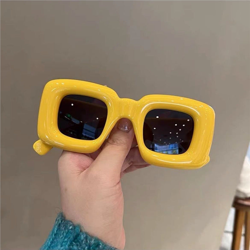 Wholesale Funny and fun inflatable cute square sunglasses
