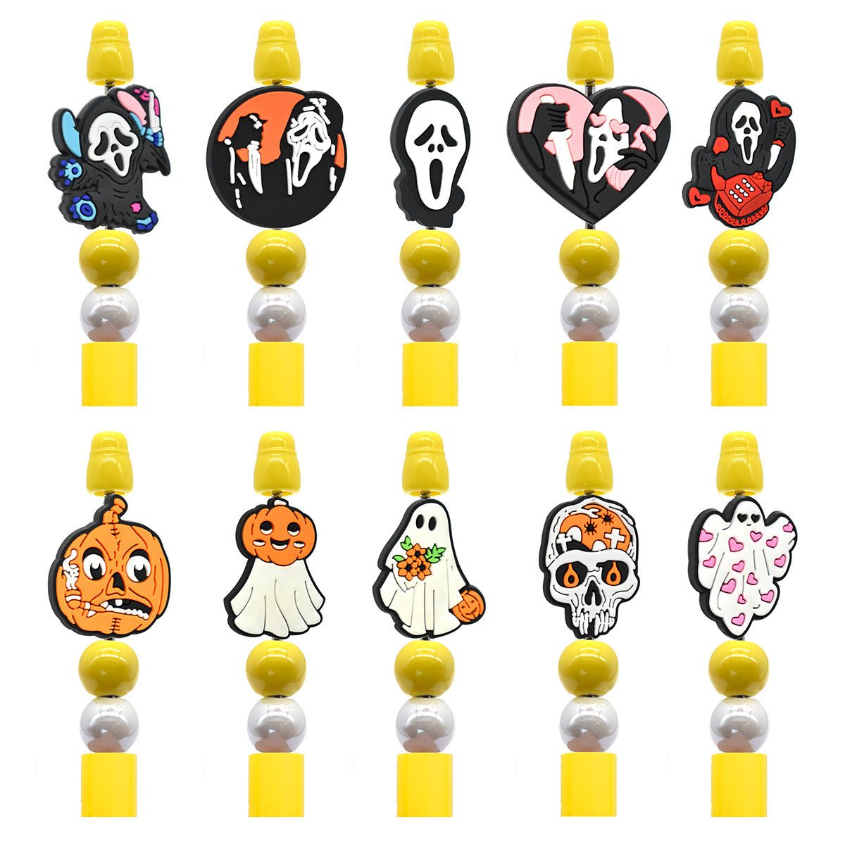 Wholesale  Random 100pcs/pack  Creative Ballpoint Pen Beads