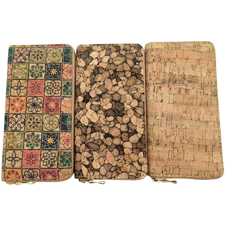 Wholesale cork bark pattern Wallet