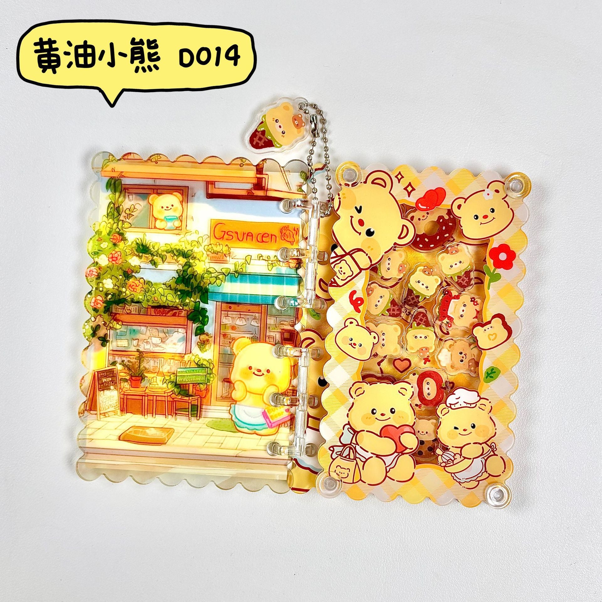 Wholesale A7 acrylic shaker notebook