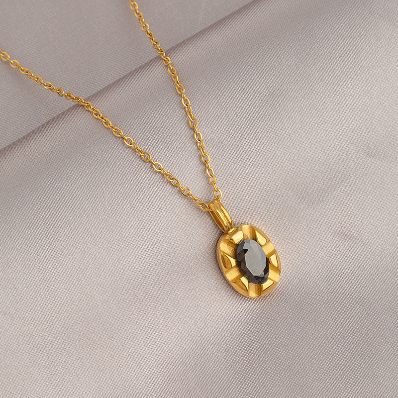 Wholesale Gold Titanium Steel Necklace for Women,  Non-Fading