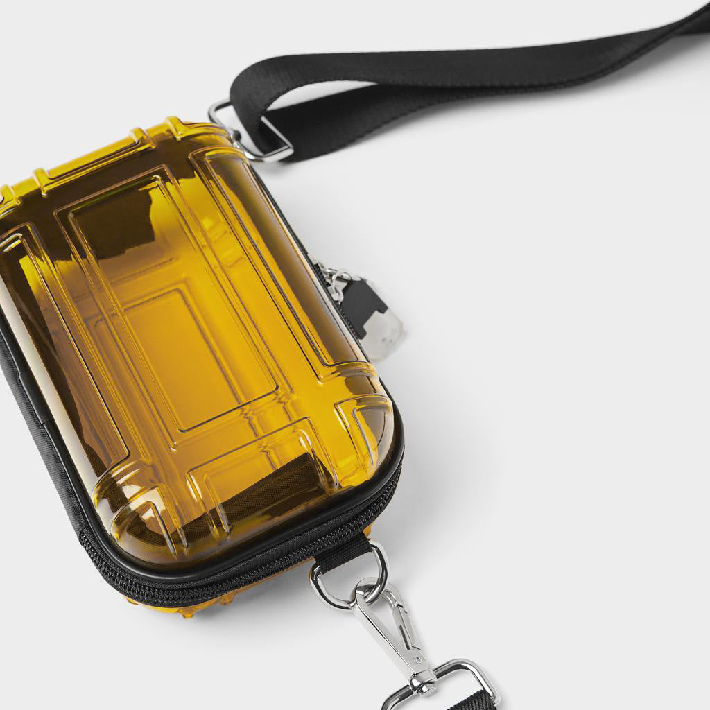 Wholesale ABS Transparent Storage Mini Travel Luggage