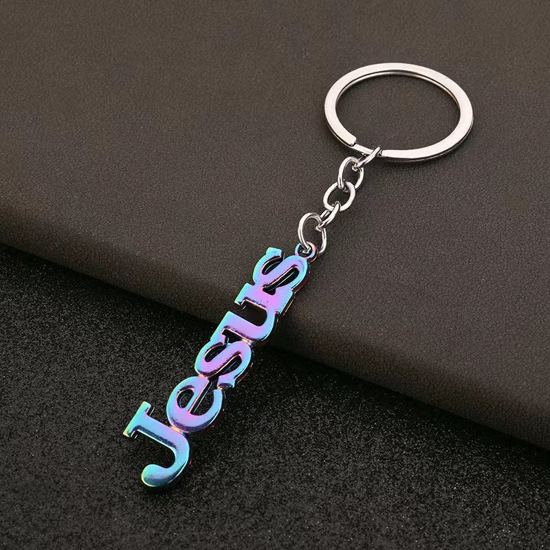 Wholesale Letter Car Bag Metal Keychain