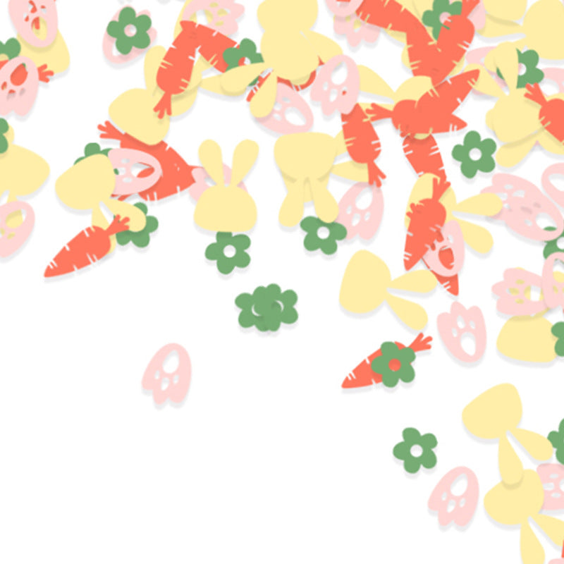 Wholesale Easter Rabbit, Carrot, and Paper Scraps