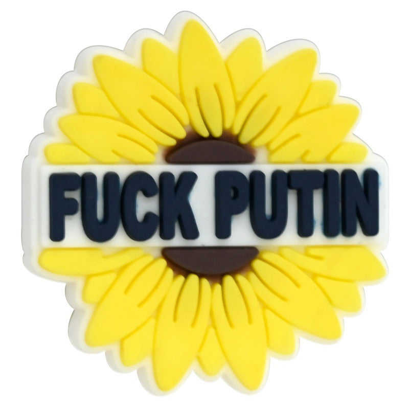 Wholesale  Random 100pcs/pack  Cartoon Sunflower Series Beads