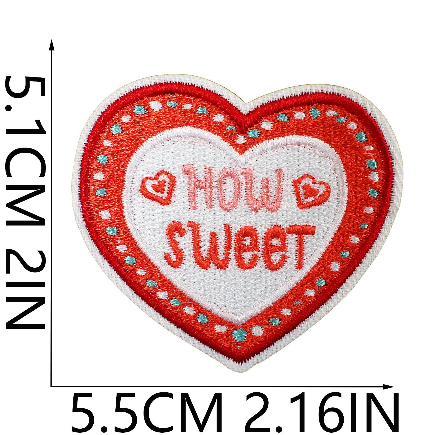 Wholesale Valentine' s Day Red Cartoon Embroidery DIY Patches