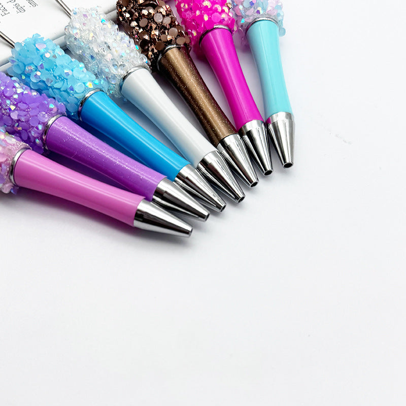 Wholesale Beadable Pens Resin Diamond Sequin DIY Pen