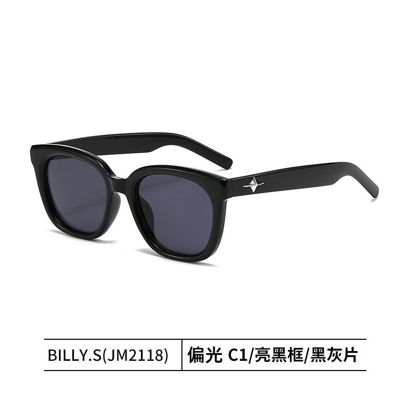 Wholesale Retro black frame star leg sunglasses