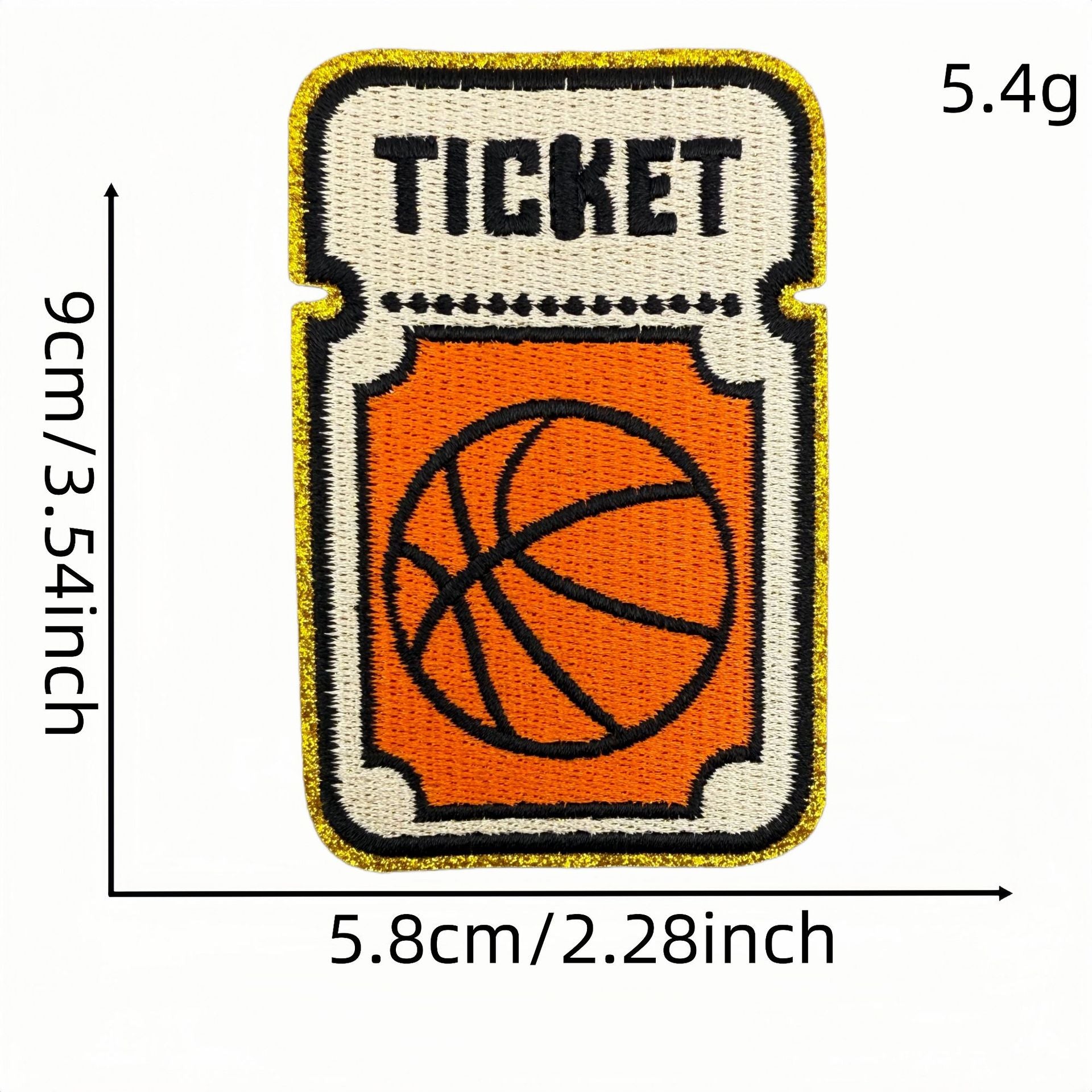 Wholesale Basketball shoe series embroidery DIY patches