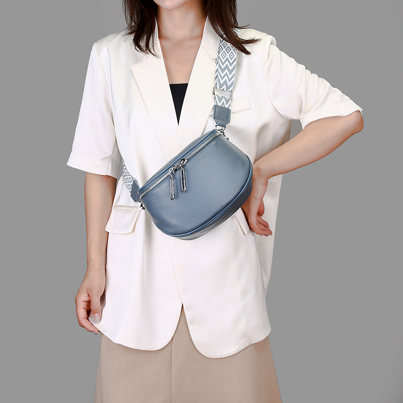 Wholesale Crossbody Leather Saddle Bag